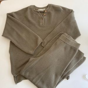 Matching sweater set